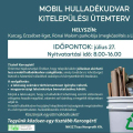 🚛 MOBIL HULLADÉKUDVAR KITELEPÜLÉSI ÜTEMTERV📍