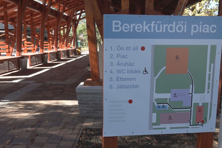ELKÉSZÜLT AZ ÚJ PIAC BEREKFÜRDŐN