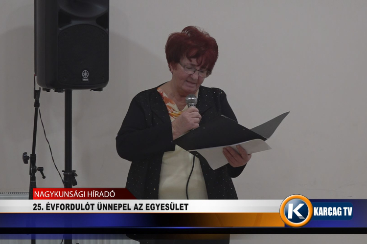 25. ÉVFORDULÓT ÜNNEPEL AZ EGYESÜLET