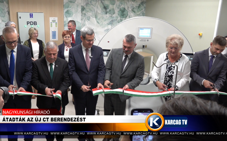 ÁTADTÁK AZ ÚJ CT BERENDEZÉST