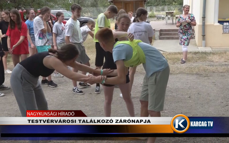 TESTVÉRVÁROSI TALÁLKOZÓ ZÁRÓNAPJA