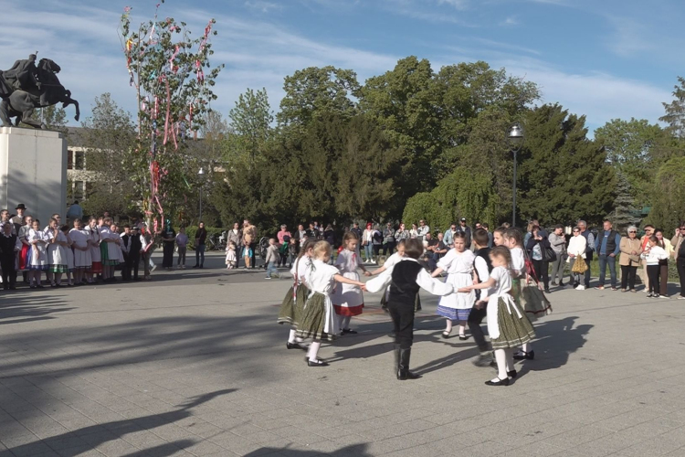 TAVASZKÖSZÖNTŐ MÁJUSFA-ÁLLÍTÁS