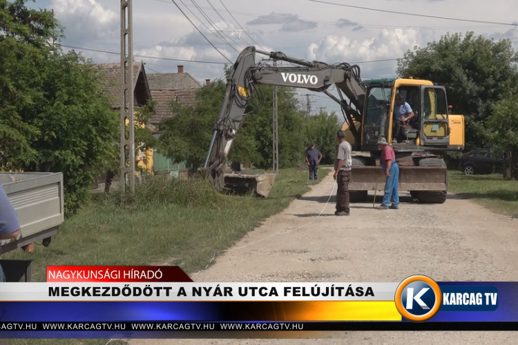 MEGKEZDŐDÖTT A NYÁR UTCA FELÚJÍTÁSA