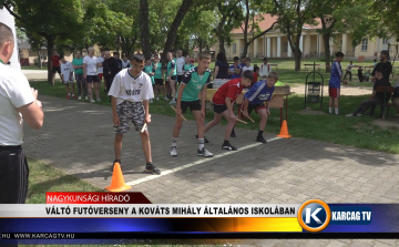 VÁLTÓ FUTÓVERSENY A KOVÁTS MIHÁLY ÁLTALÁNOS ISKOLÁBAN