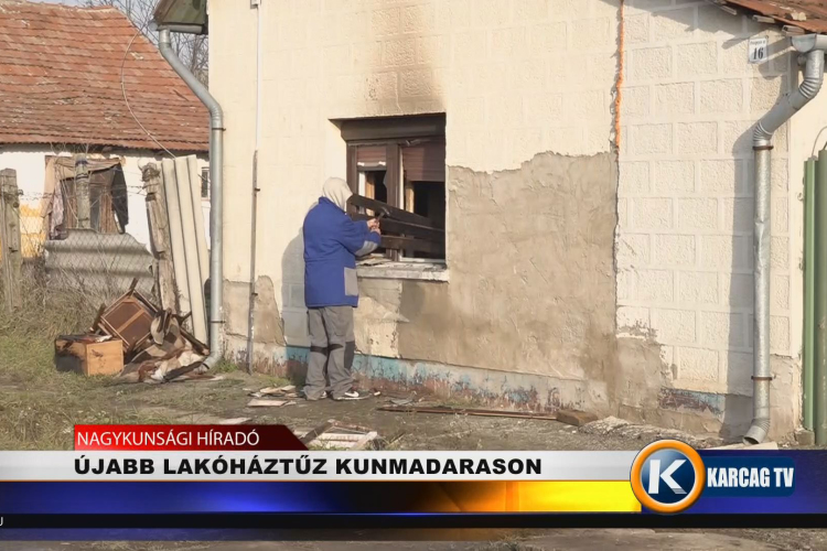 ÚJABB LAKÓHÁZTŰZ KUNMADARASON 