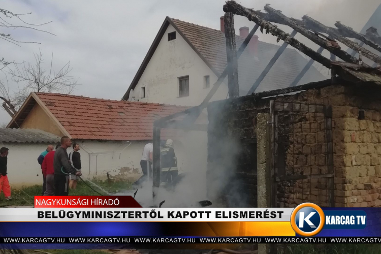 A BELÜGYMINISZTERTŐL KAPOTT ELISMERÉST