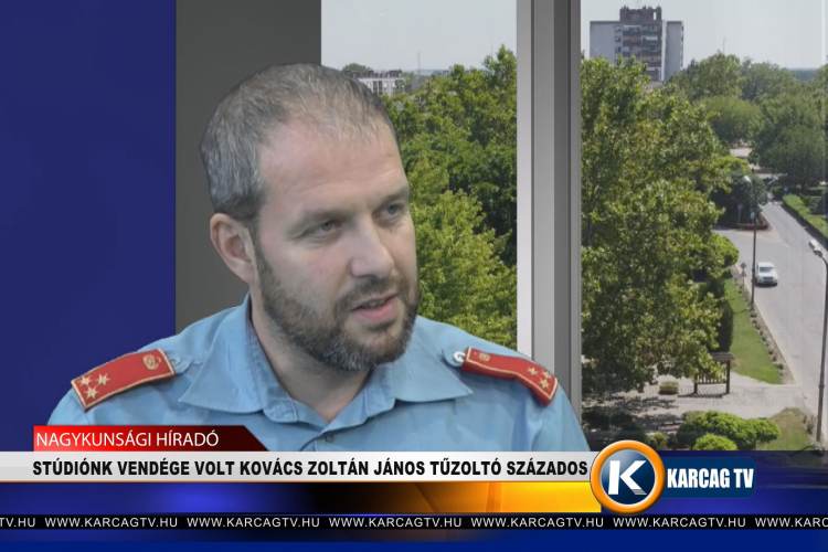 STÚDIÓNK VENDÉGE VOLT KOVÁCS ZOLTÁN JÁNOS TŰZOLTÓ SZÁZADOS