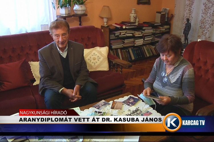 ARANYDIPLOMÁT VETT ÁT DR. KASUBA JÁNOS